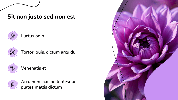 Waves Purple Creative slide 3